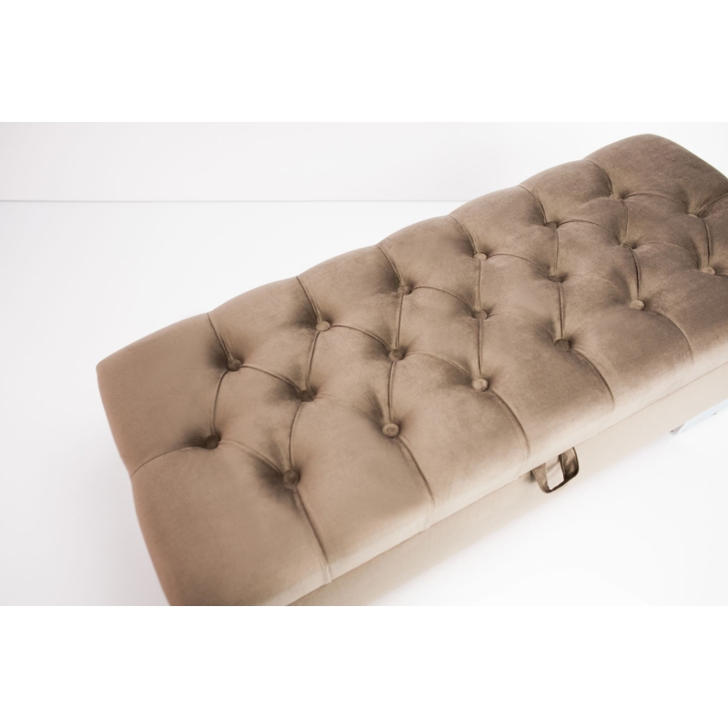 Tufted Storage Bench